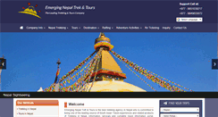 Desktop Screenshot of emergingnepal.com